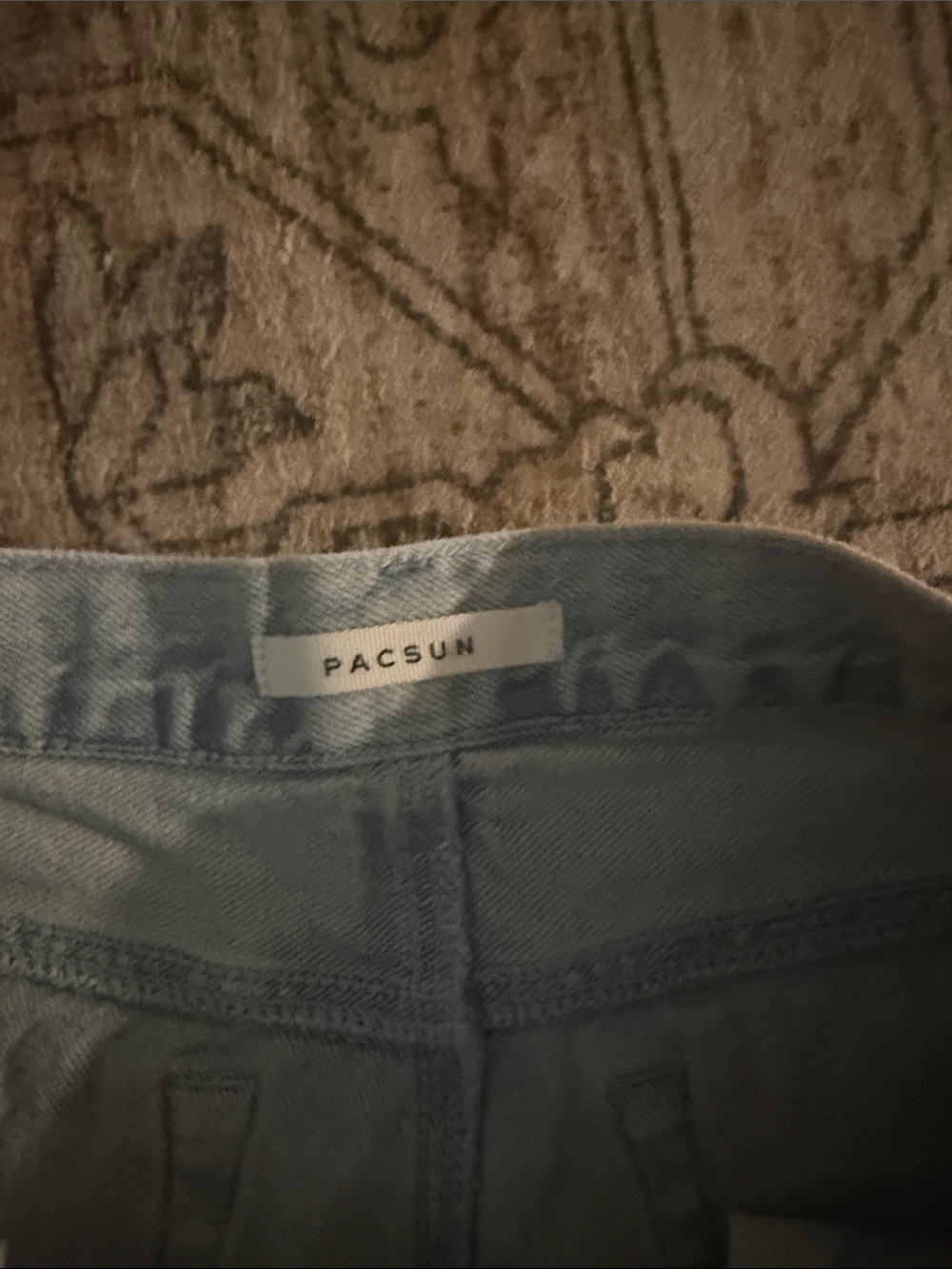 Pacsun low rise denim shorts - Picture 3 of 4